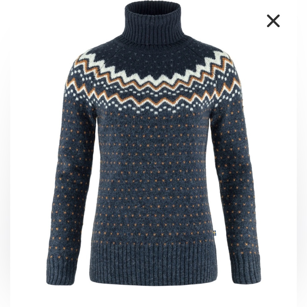 Like New Fjallraven Ovik Knit Roller Neck Sweater, small